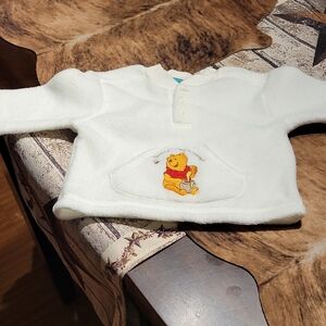 Disney White Winnie the Pooh Kids Sweatshirt